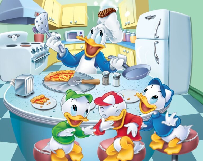 El Pato Donald en el Mundo de la Comida y la Bebida