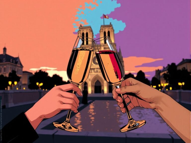Brindis en el Elíseo, así se celebró la vuelta de Notre Dame