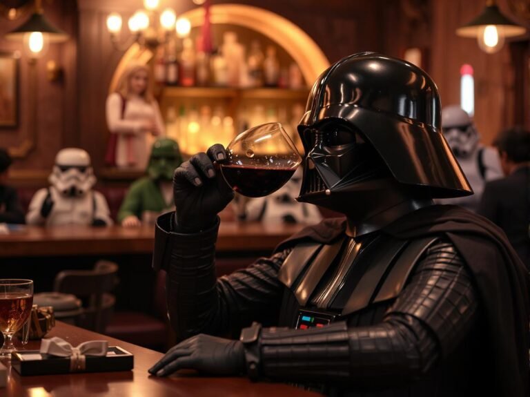 Que el vino te acompañe, brindis para fans de Star Wars