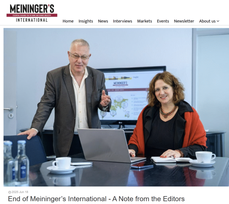Adiós, Meininger’s, se apaga una luz que iluminaba sin filtros el mundo del vino