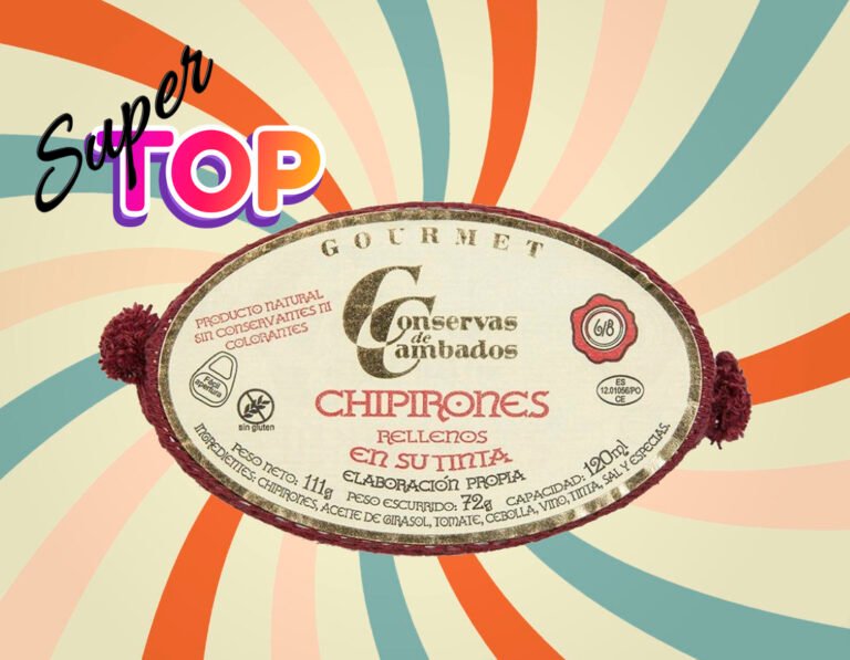 SuperTOP: Chipirón en su Tinta 6/8 OL-120 [Gourmet] de Conservas de Cambados